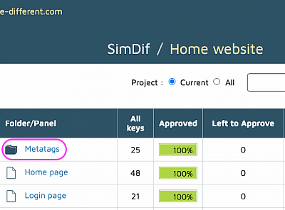 Metatags folders in Babel